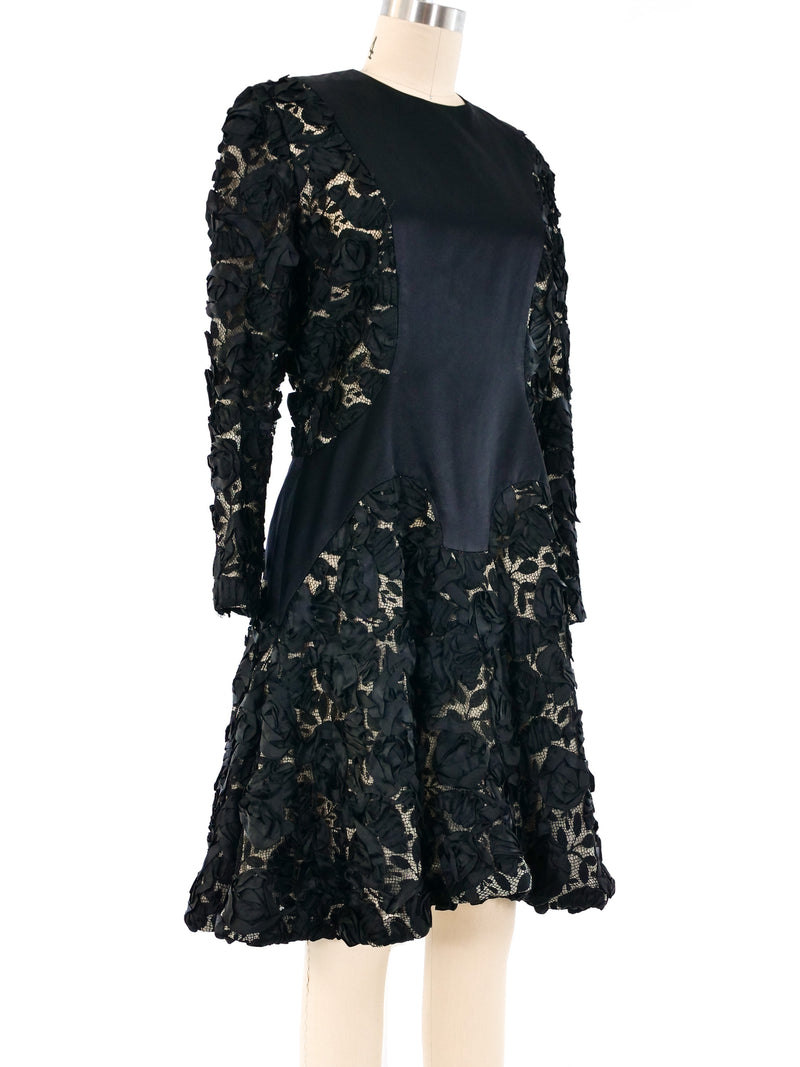 Geoffrey Beene Floral Lace Panel Dress Dress arcadeshops.com