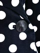 Yves Saint Laurent Polka Dot Skirt Suit Suit arcadeshops.com