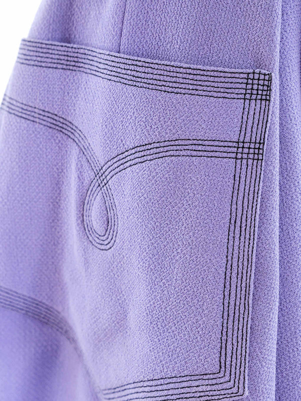 1992 Gianni Versace Lavender Skirt Suit Suit arcadeshops.com
