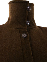 Emanuel Ungaro Architectural Wool Coat Outerwear arcadeshops.com