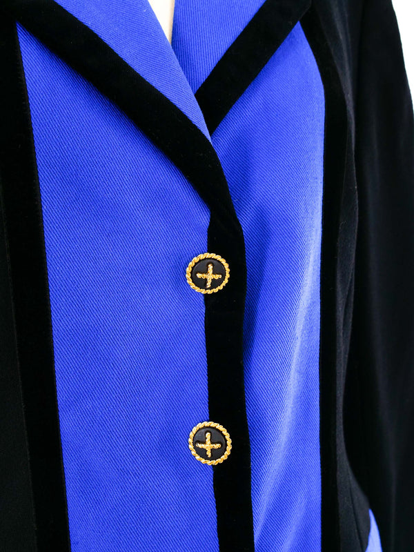 Escada Sapphire Colorblock Jacket Jacket arcadeshops.com