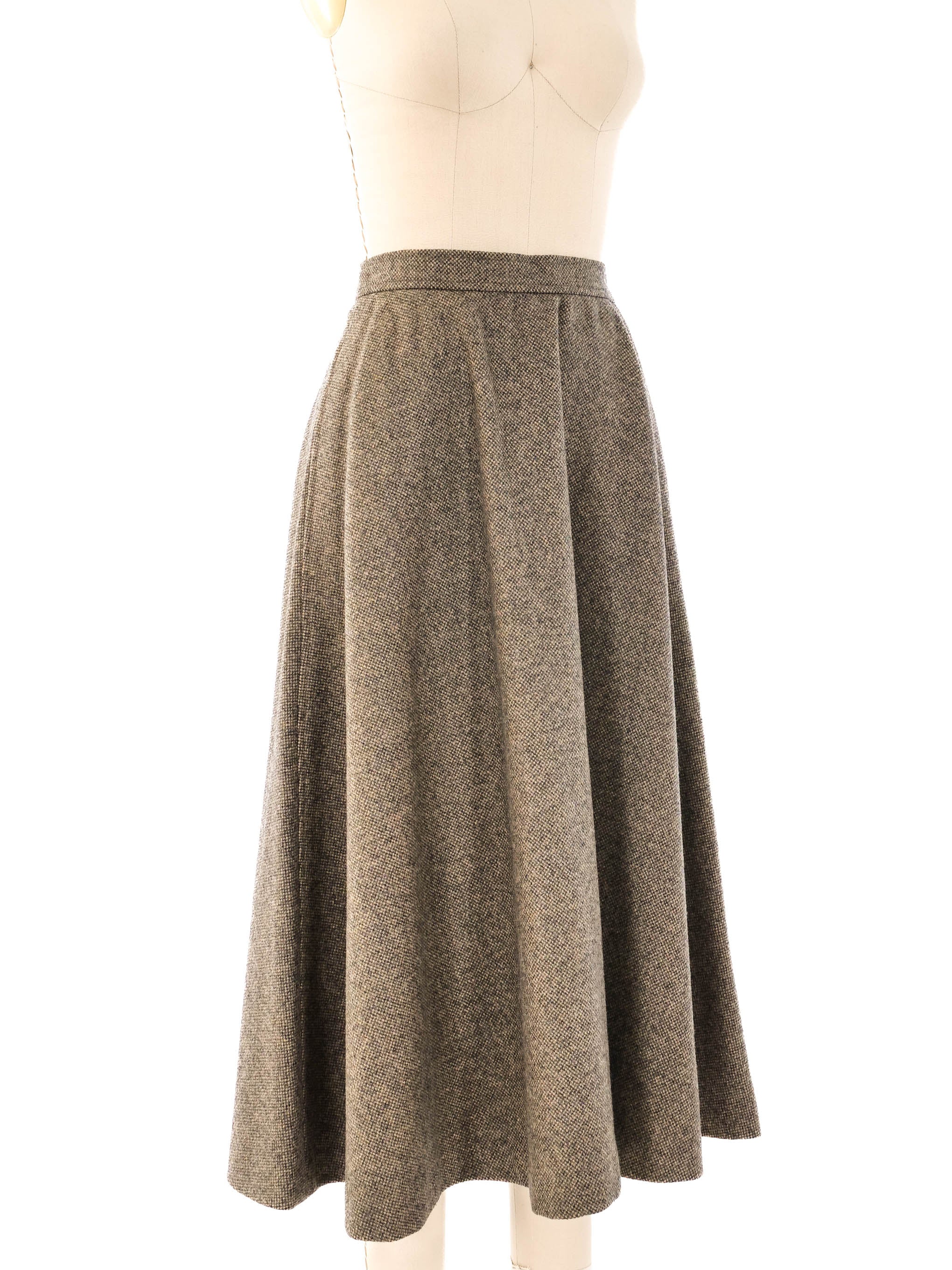 【関税＆送料込み】Saint Laurent Midi Button Skirt Saint Laurent Button Down Midi Skirt - Bergdorf Goodman
