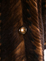 Givenchy Fur Swing Coat Outerwear arcadeshops.com