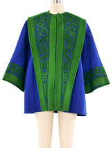 Colorblock Felted Wool Jacket Jacket arcadeshops.com