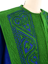 Colorblock Felted Wool Jacket Jacket arcadeshops.com