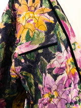 Emanuel Ungaro Quilted Watercolor Floral Jacket Jacket arcadeshops.com
