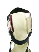 Balenciaga Heeled Colorblock Sandal, 39 Accessory arcadeshops.com