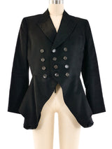 Jean Paul Gaultier Button Accented Tuxedo Jacket Jacket arcadeshops.com