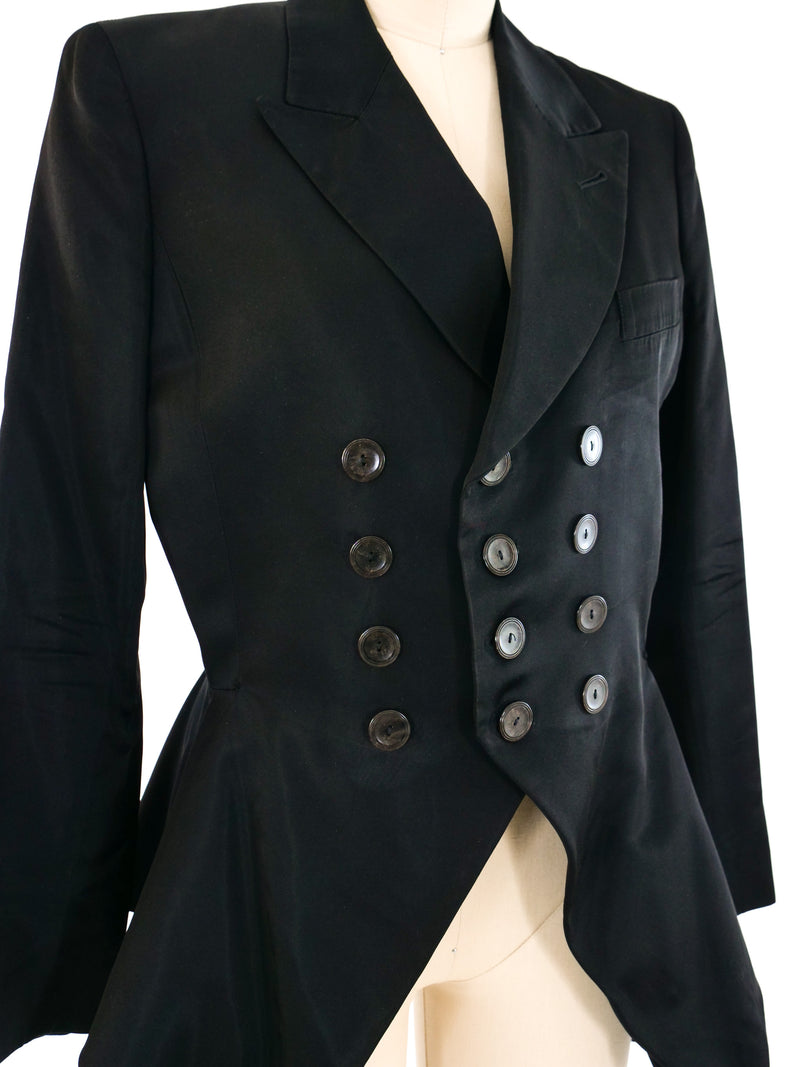 Jean Paul Gaultier Button Accented Tuxedo Jacket Jacket arcadeshops.com