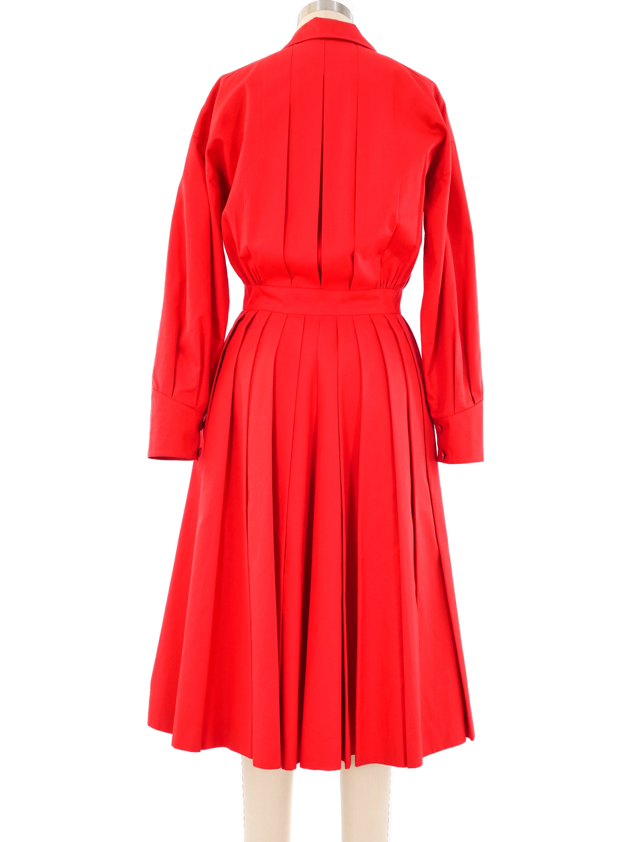Karl Lagerfeld Red Shirt Dress