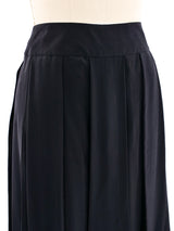 Chanel Pleated Silk Skirt Bottom arcadeshops.com