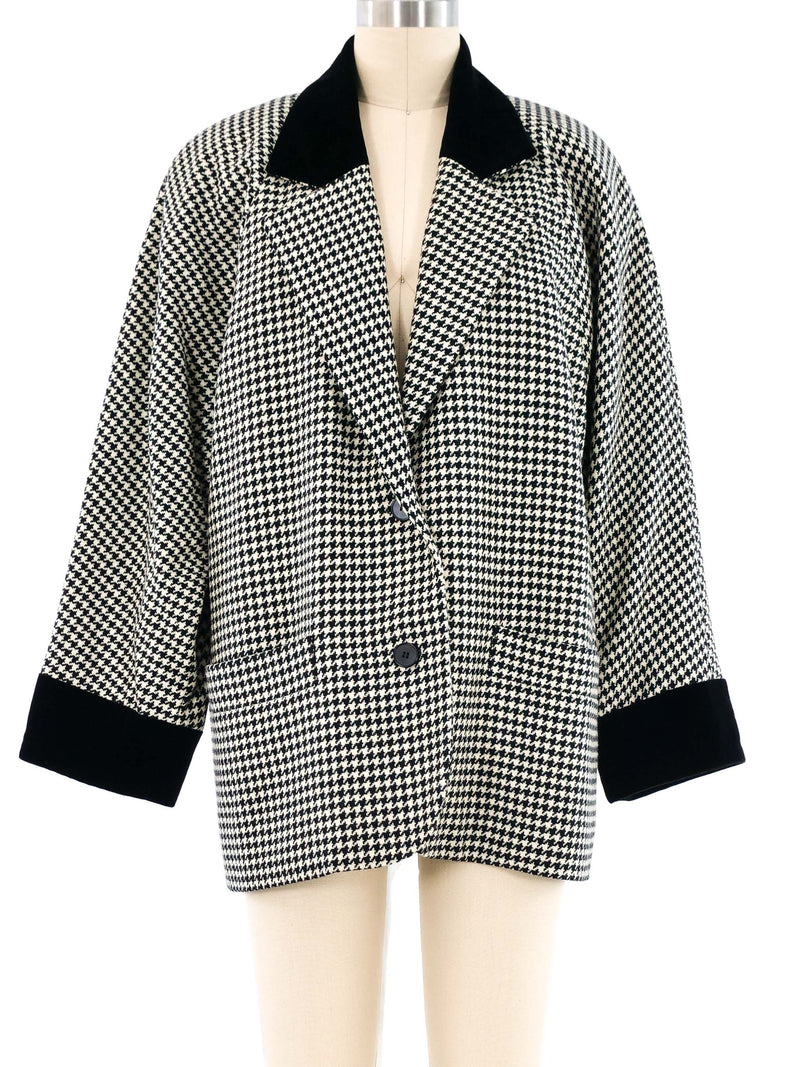 Christian Dior Houndstooth Jacket Jacket arcadeshops.com