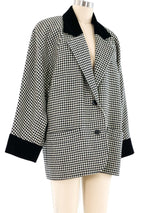 Christian Dior Houndstooth Jacket Jacket arcadeshops.com