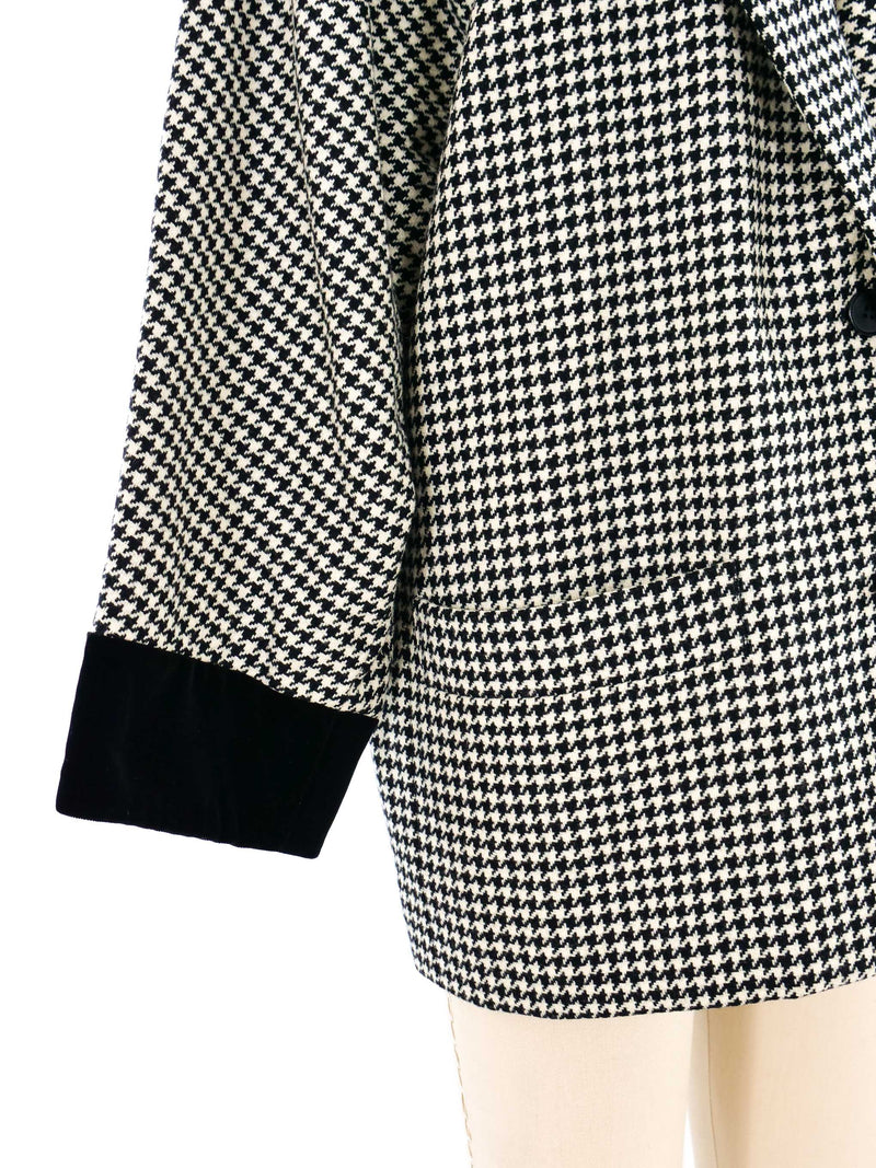 Christian Dior Houndstooth Jacket Jacket arcadeshops.com