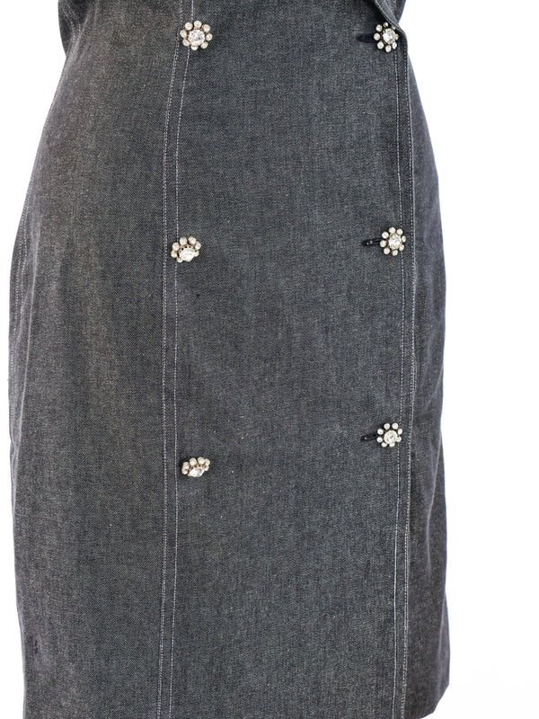 Patrick Kelly Denim Halter Dress Dress arcadeshops.com