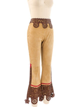 Moschino Western Suede Pants Bottom arcadeshops.com