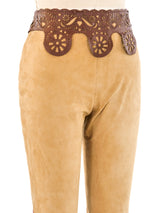 Moschino Western Suede Pants Bottom arcadeshops.com