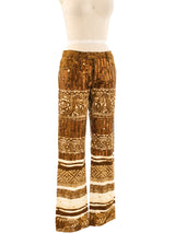 Jean Paul Gaultier Print Sequin Pants Bottom arcadeshops.com