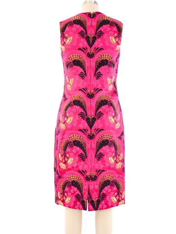 Alexander McQueen Floral Brocade Dress