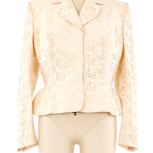 John Galliano Eyelet Jacket