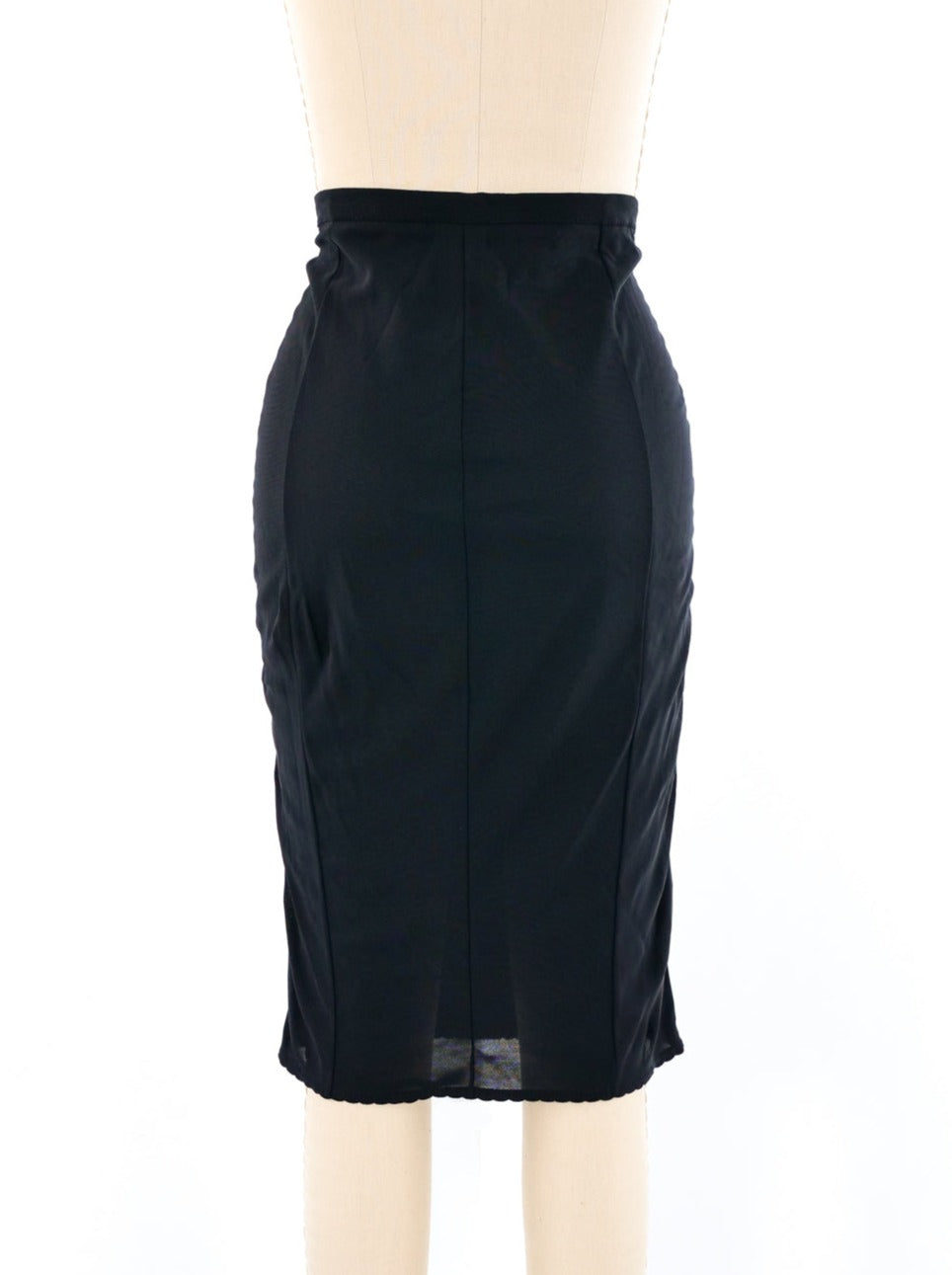 Dolce and Gabbana Mesh Girdle Skirt