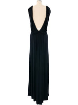 Gianni Versace Greek Key Detailed Gown Dress arcadeshops.com