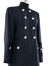 Crystal Accented Dress Coat Outerwear arcadeshops.com