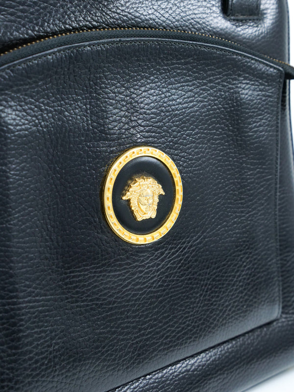 Gianni Versace Leather Shoulder Bag Accessory arcadeshops.com