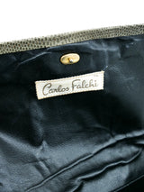 Carlos Falchi Patchwork Envelope Clutch Accessory arcadeshops.com