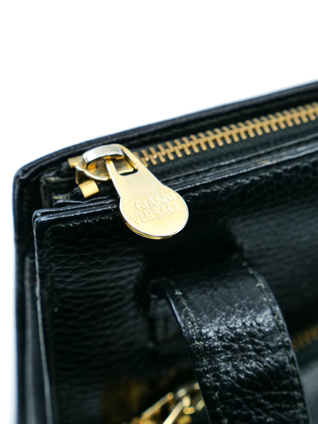 Gianni Versace Leather Shoulder Bag