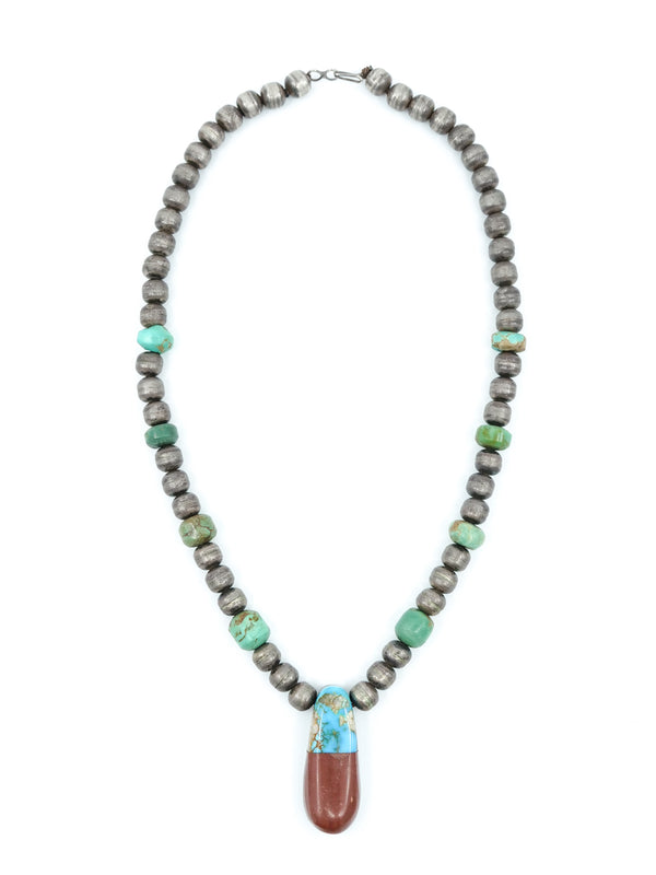 Old Pawn Santo Domingo Pendant Necklace Jewelry arcadeshops.com