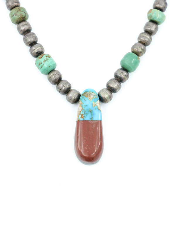 Old Pawn Santo Domingo Pendant Necklace Jewelry arcadeshops.com