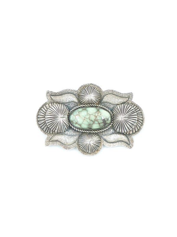 Sterling Silver Turquoise Brooch Jewelry arcadeshops.com