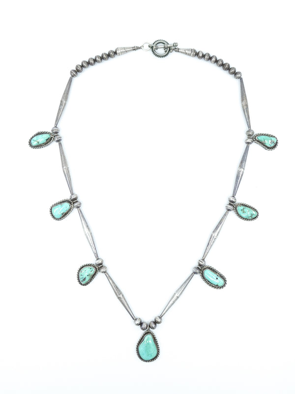 Turquoise Pendant Beaded Necklace Jewelry arcadeshops.com