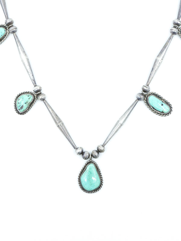Turquoise Pendant Beaded Necklace Jewelry arcadeshops.com
