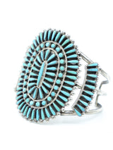 Petit Point Turquoise Cuff Jewelry arcadeshops.com