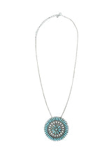Sunface Turquoise Pendant Necklace Jewelry arcadeshops.com