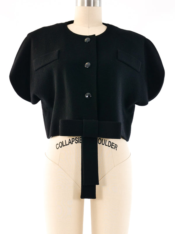 Pierre Cardin Architectural Cropped Jacket Jacket arcadeshops.com