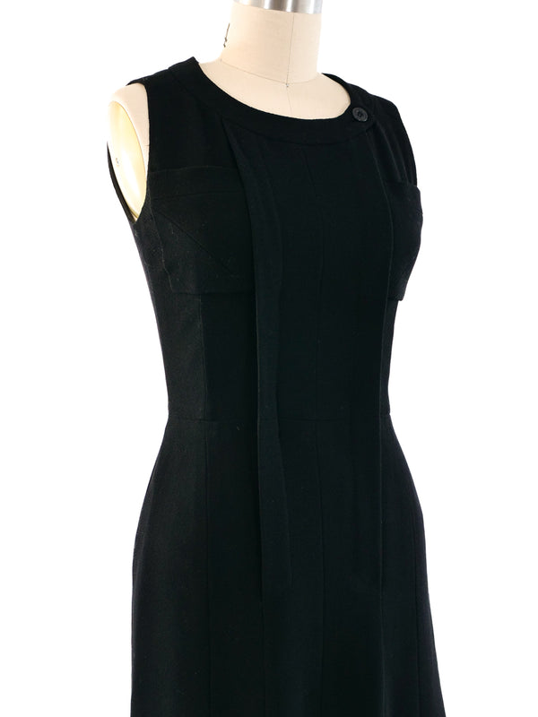 1996 Chanel Wool Little Black Dress Dress arcadeshops.com