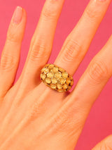 14K Honeycomb Dome Ring Fine Jewelry arcadeshops.com