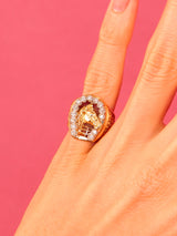 14K Diamond Horseshoe Statement Ring Fine Jewelry arcadeshops.com