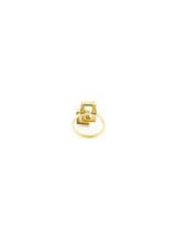 14K Diamond Cut Geometric Ring Fine Jewelry arcadeshops.com