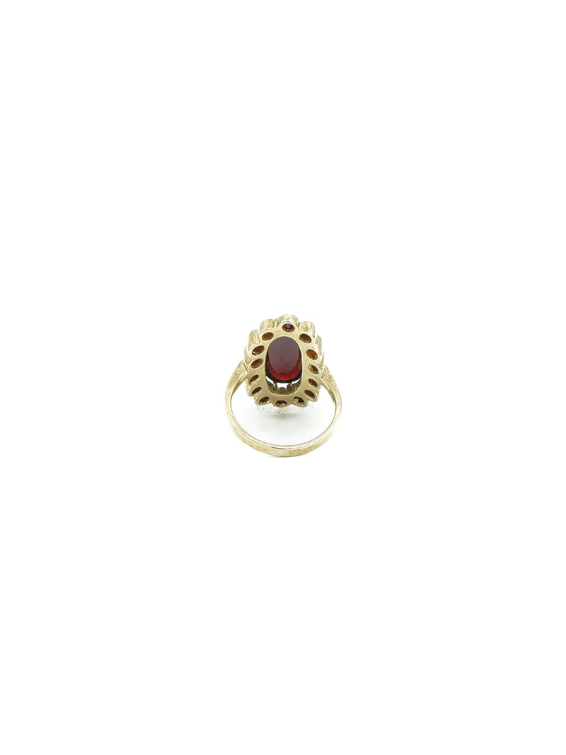 9K Antique Garnet Ring Fine Jewelry arcadeshops.com
