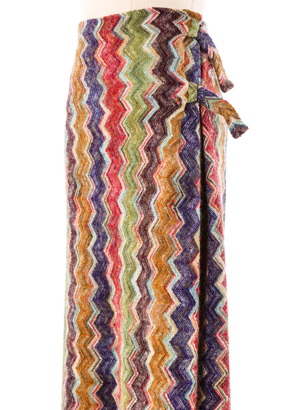 Missoni Chevron Knit Skirt Bottom arcadeshops.com