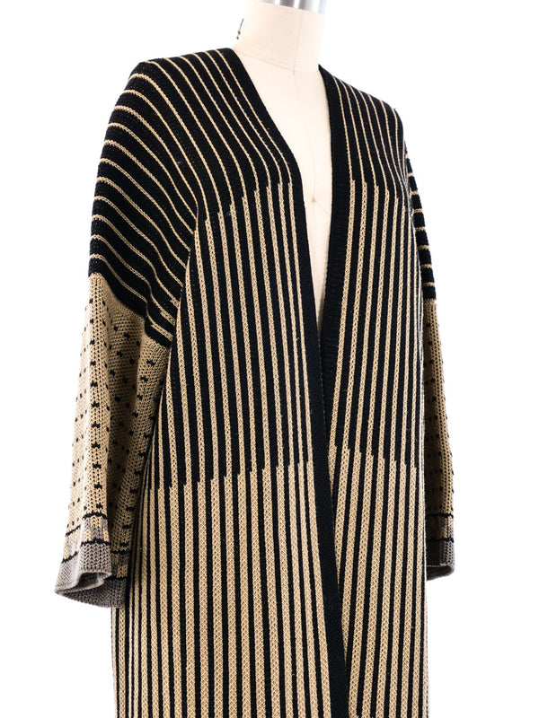 Mixed Pattern Knit Cardigan Outerwear arcadeshops.com