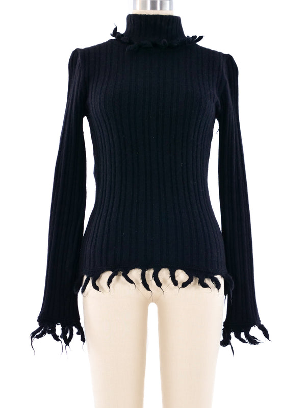 Jean Paul Gaultier Knit Turtleneck Top arcadeshops.com
