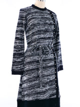 Striped Knit Sweater Dress Dress arcadeshops.com