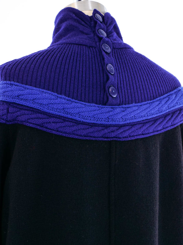 Yves Saint Laurent Turtleneck Knit Sweater Dress Dress arcadeshops.com