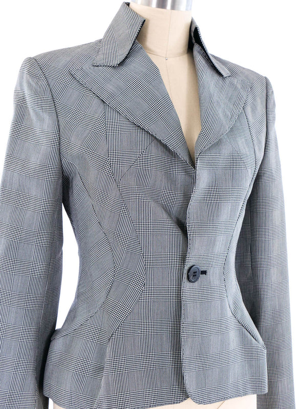 Comme des Garcons Glen Plaid Blazer Jacket arcadeshops.com