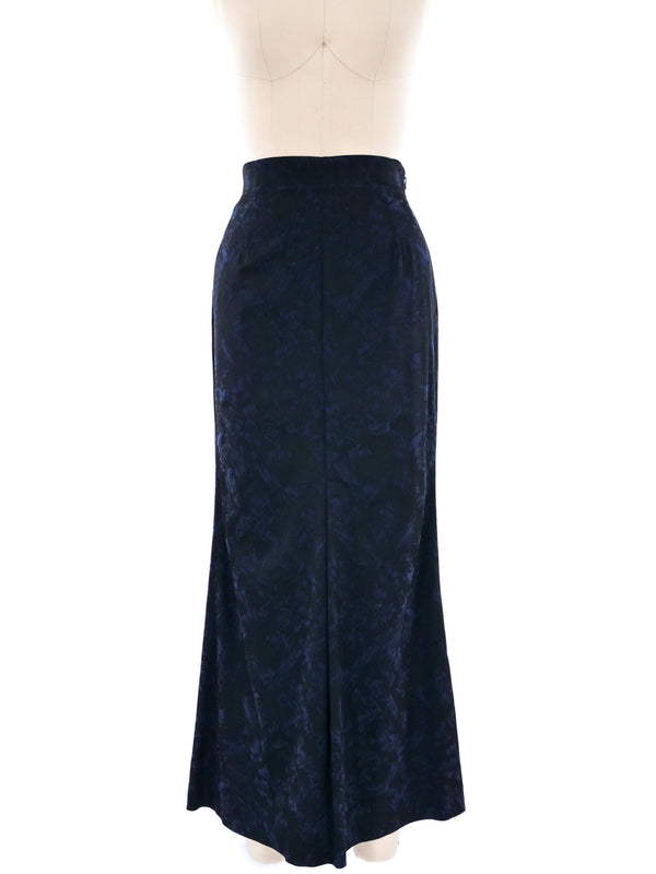 Romeo Gigli Jacquard Fishtail Maxi Skirt Bottom arcadeshops.com